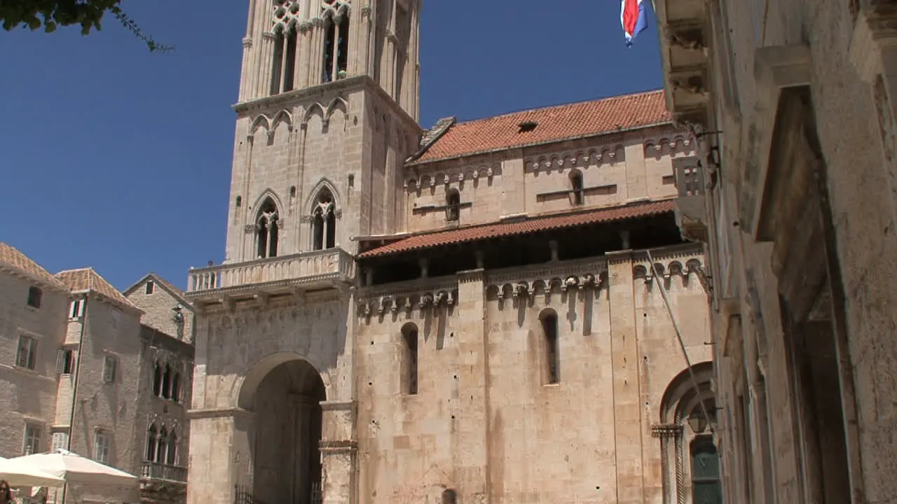 Croatia Trojir cathedral tower