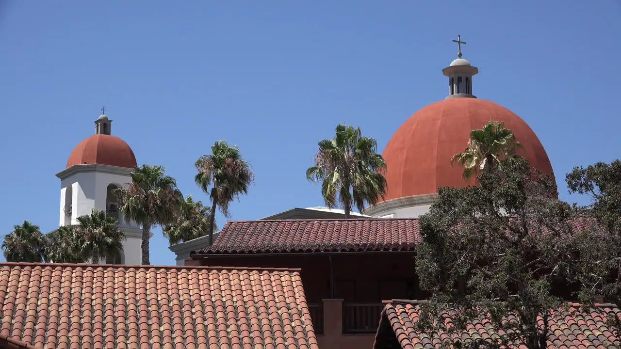 California San Juan Capistrano Mission Basilica Domes