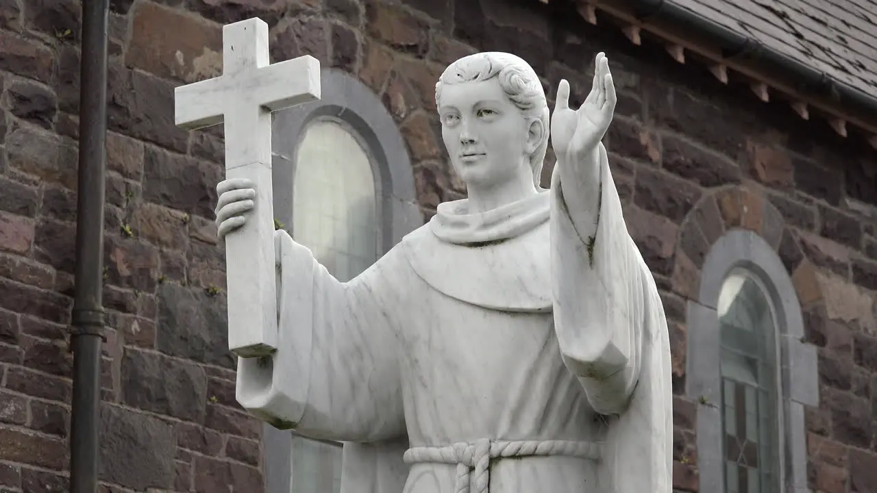 Ireland Dingle Peninsula Cloghane St Brendan Statue