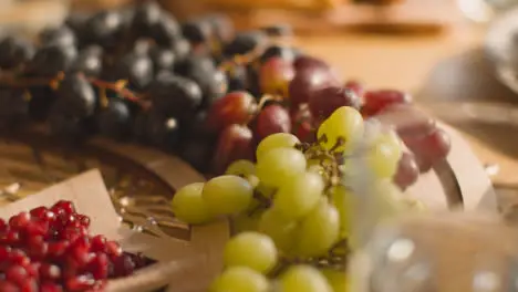 Close Up Of Food On Muslim Family Table In Home Set For Meal Celebrating Eid 3