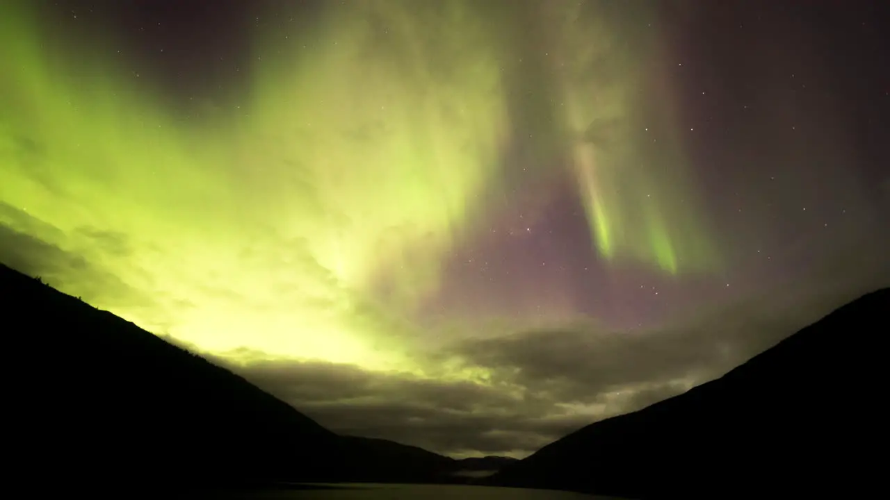 Aurora Borealis timelapse