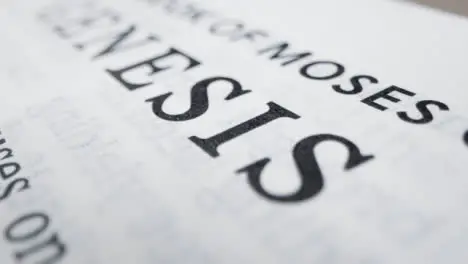 Close Up of First Book of Moses 02