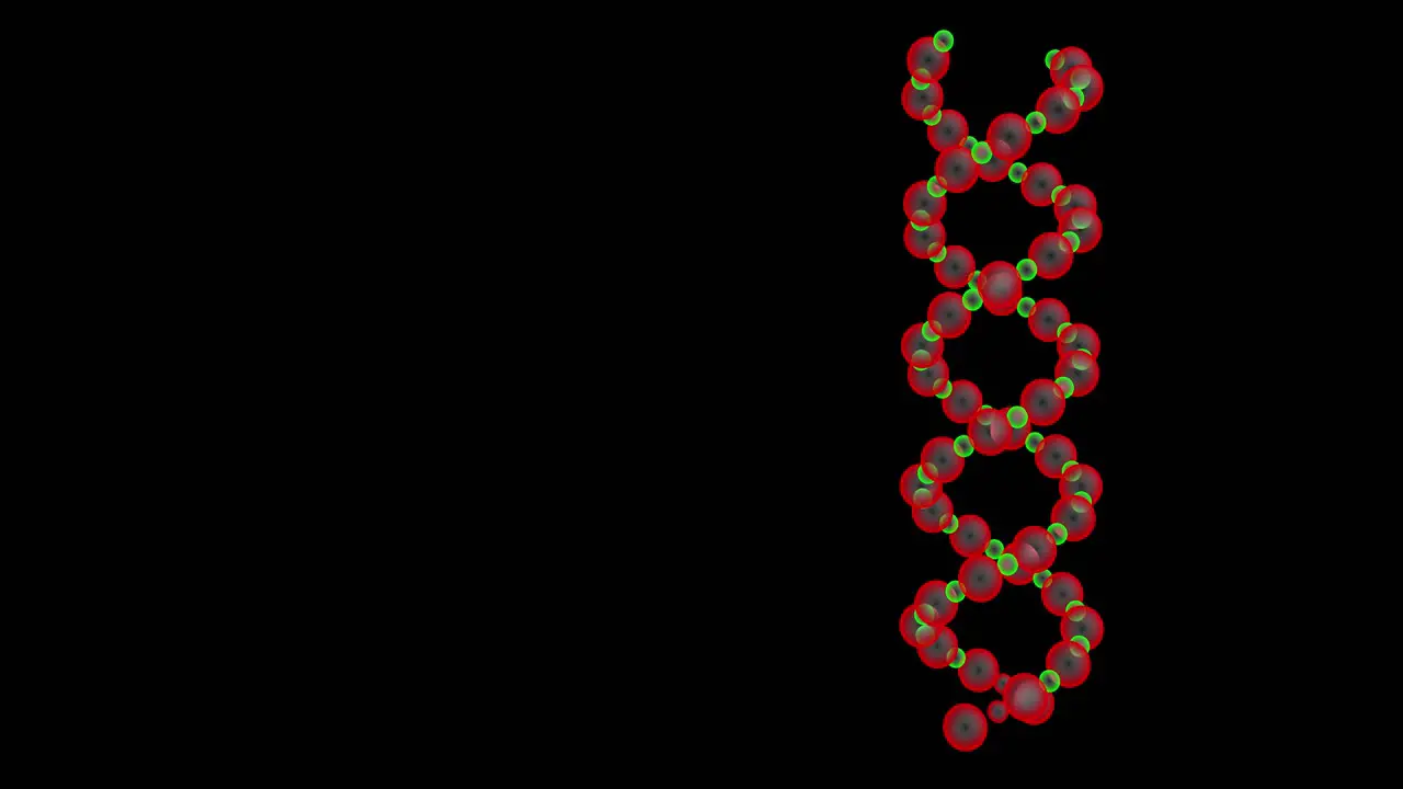 Seamless Digitally Generated Molecule DNA Structure