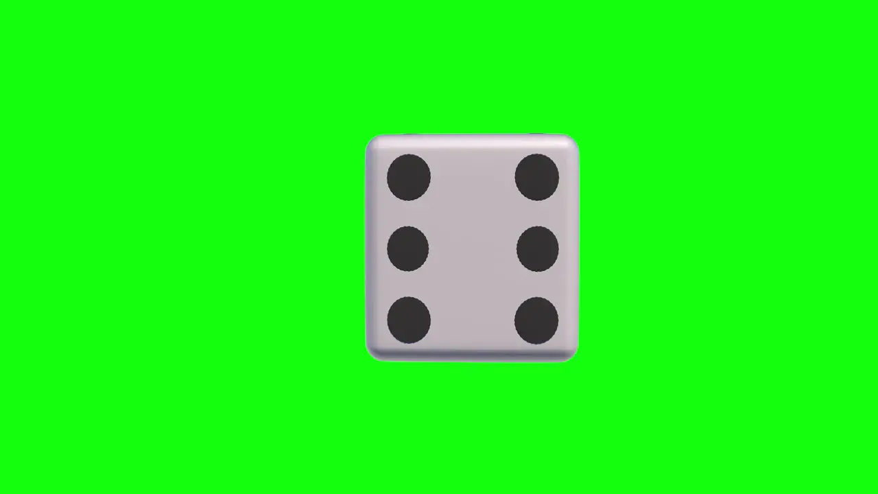 8 animations dice craps green screen