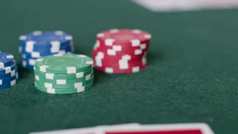 Close Up Shot Tracking from Cards to Poker Chips