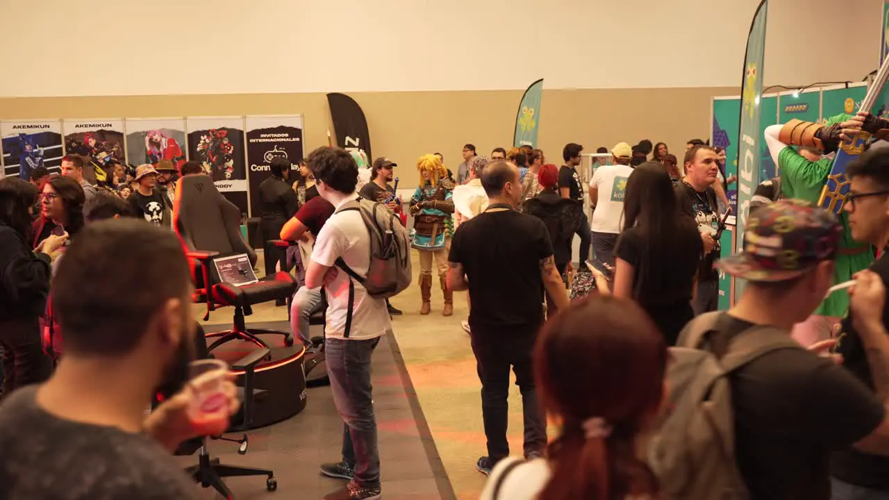 Shot of Crowd at Connecturday Convention in Costa Rica