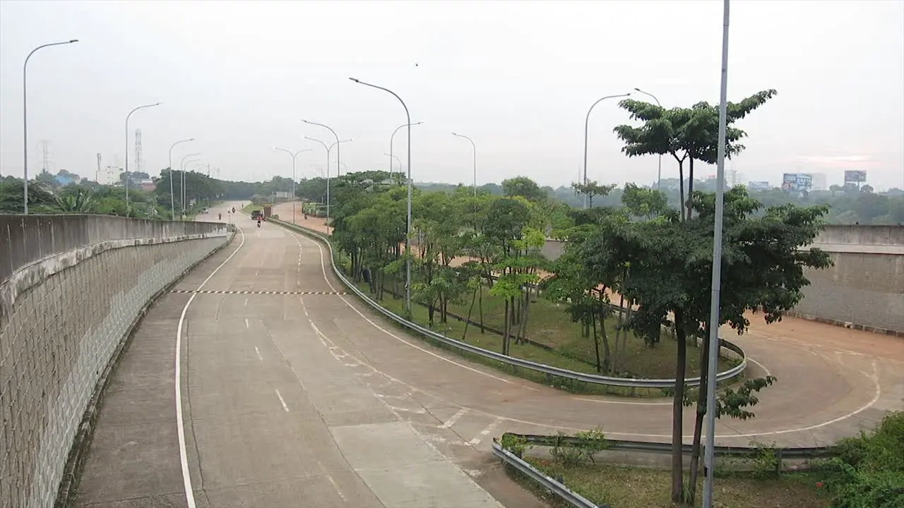 Lonely urban streets during the corona virus pandemic covid 19