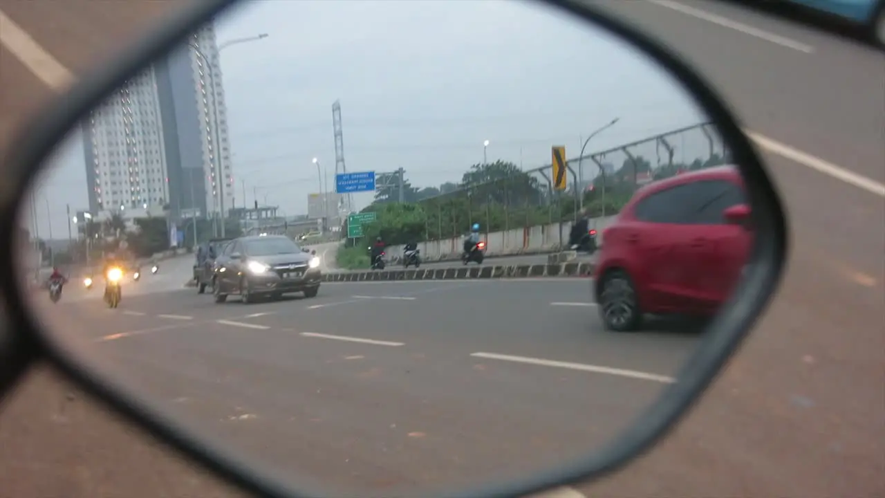 reflection of road traffic mirrors during the corona virus pandemic