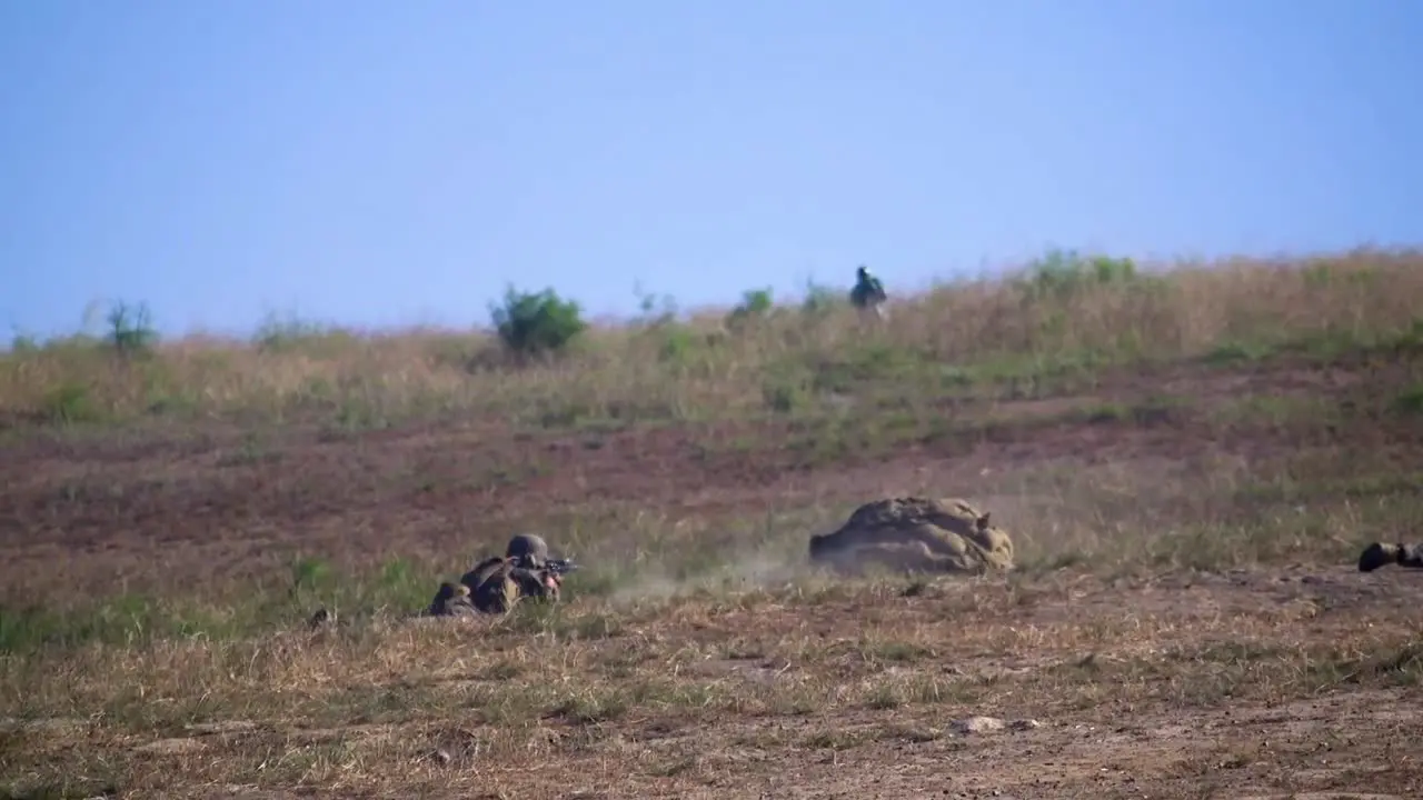 Us Marines Delta Company Infantry Training Battalion Practice Livefire Teamrush Combat Training Camp Pendleton Ca