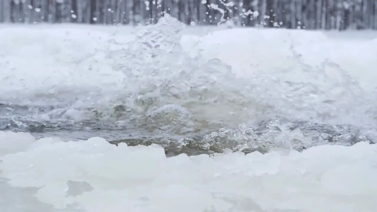 Slow Motion Nato Enhanced Presence Battlegroup Estonia Soldiers Ice Water Plunge During Winter Training