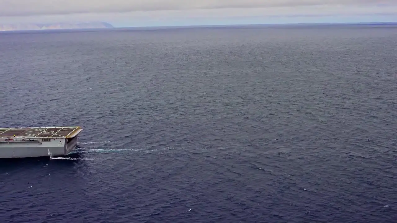 Aerials Over The Uss Anchorage An Amphibious Transport Dock 3