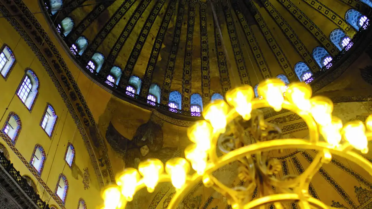 Low Angle Shot of Hagia Sophia 