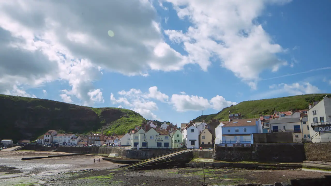 Staithes Village Timelapse from lower Cowbar