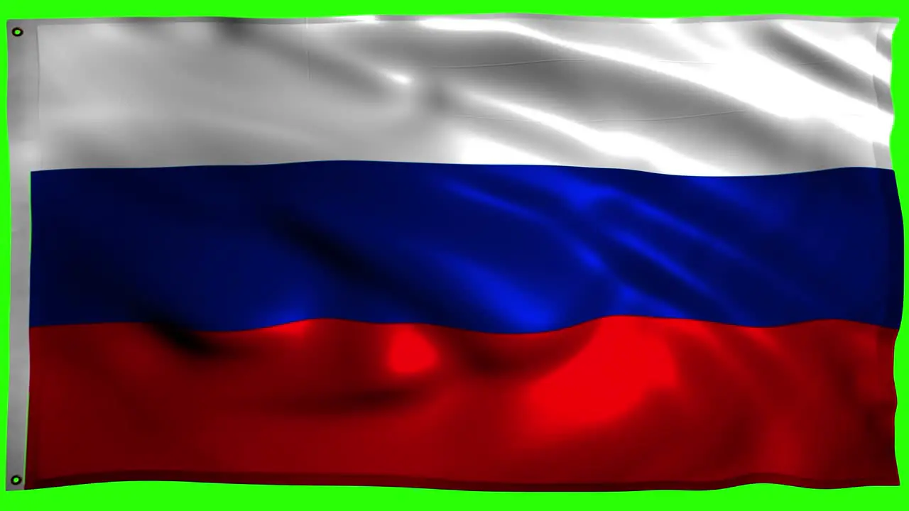 The flag of russia