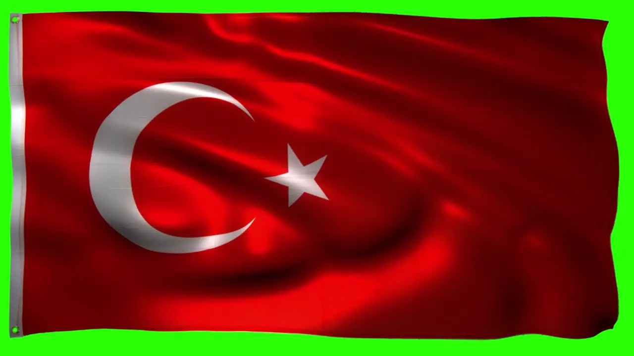 The Flag of Turkey