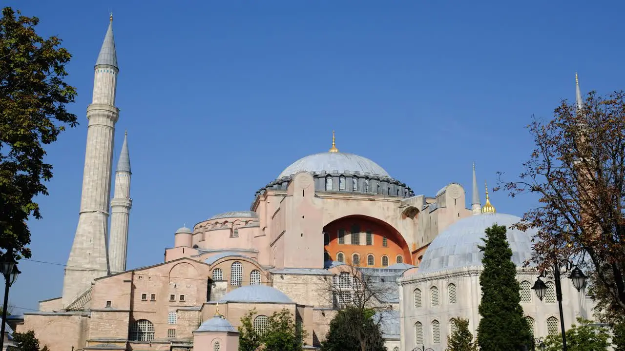 Low Angle Shot of Hagia Sophia Mosque