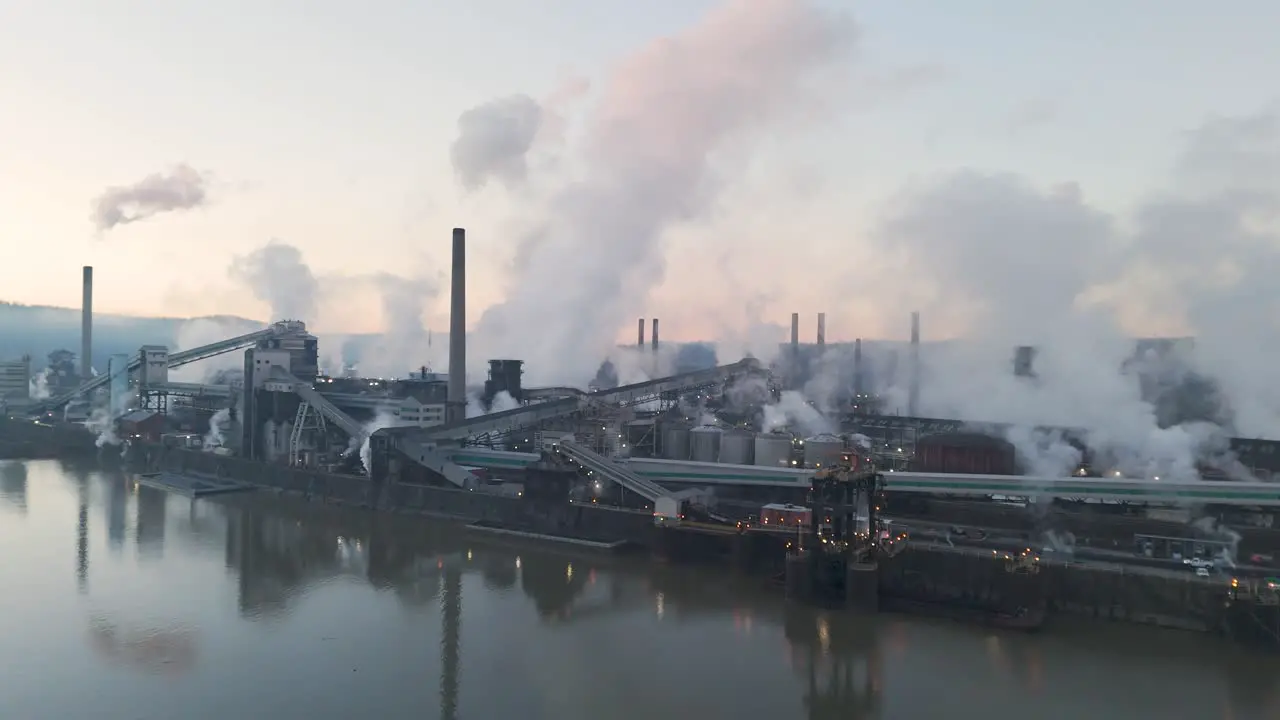 The US Steel Clairton Coke Works in Clairton Pa