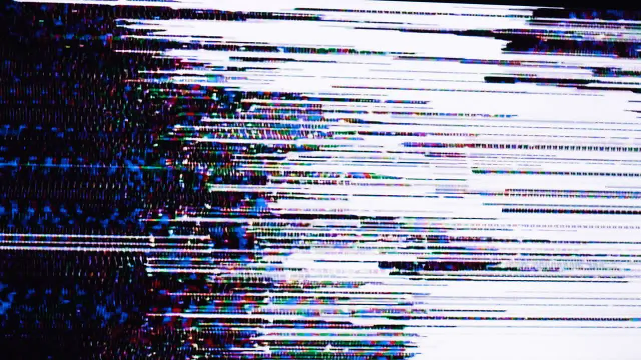 Abstract Looping Glitch Texture Noise Pattern Animation