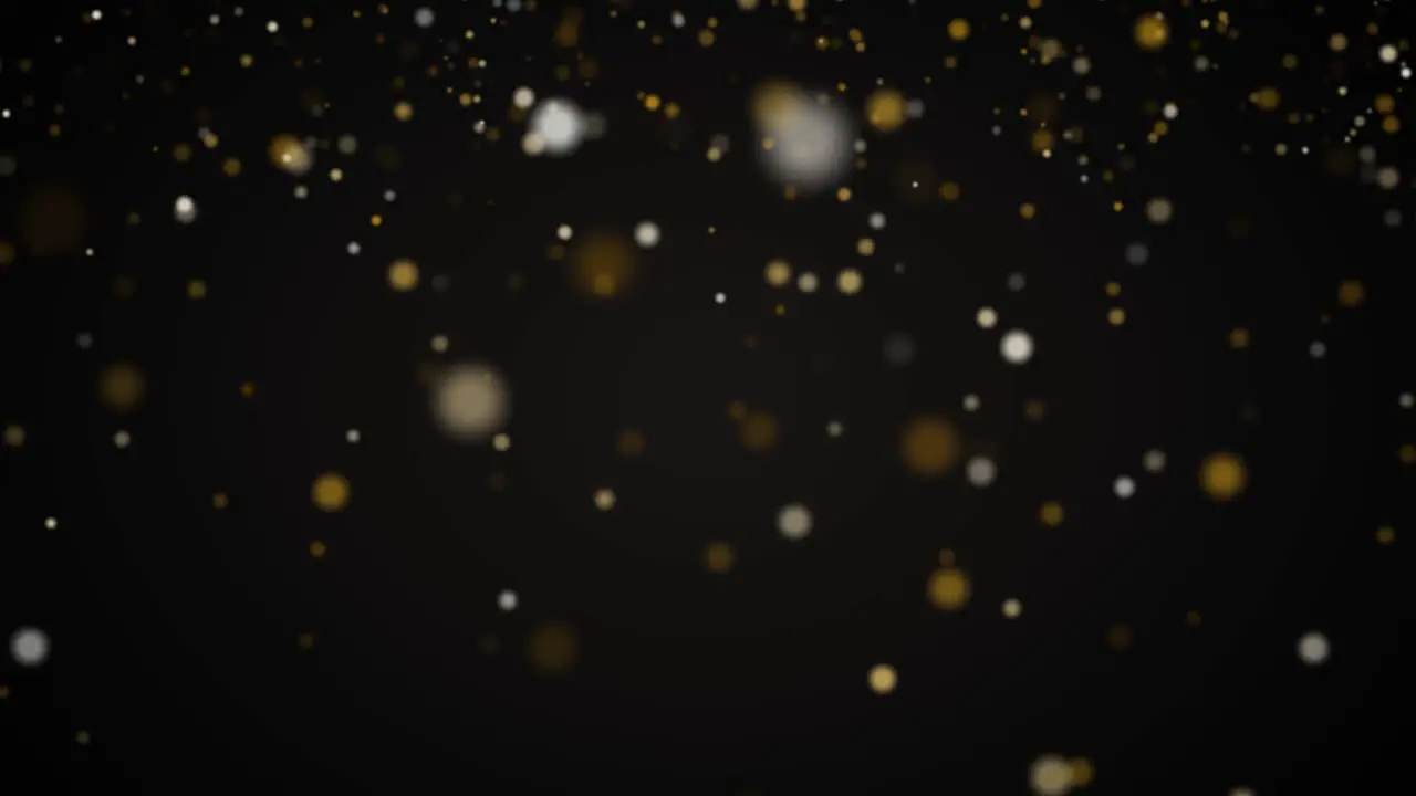 Golden Dust Particles Glittering Christmas Style Seamless Loop 4K  Could Be Used for Birthdays Parties Celebration Christmas New Year or Holiday Project Related Videos