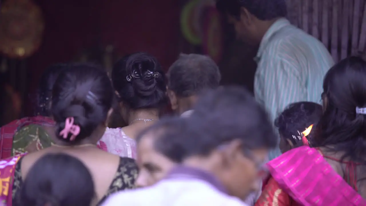 People thronged the fair premises to see the Hindu goddess