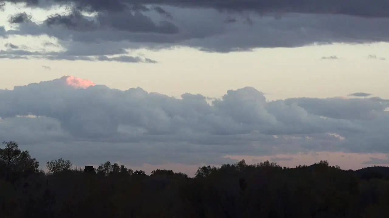 Arizona Evening Clouds Pan Left