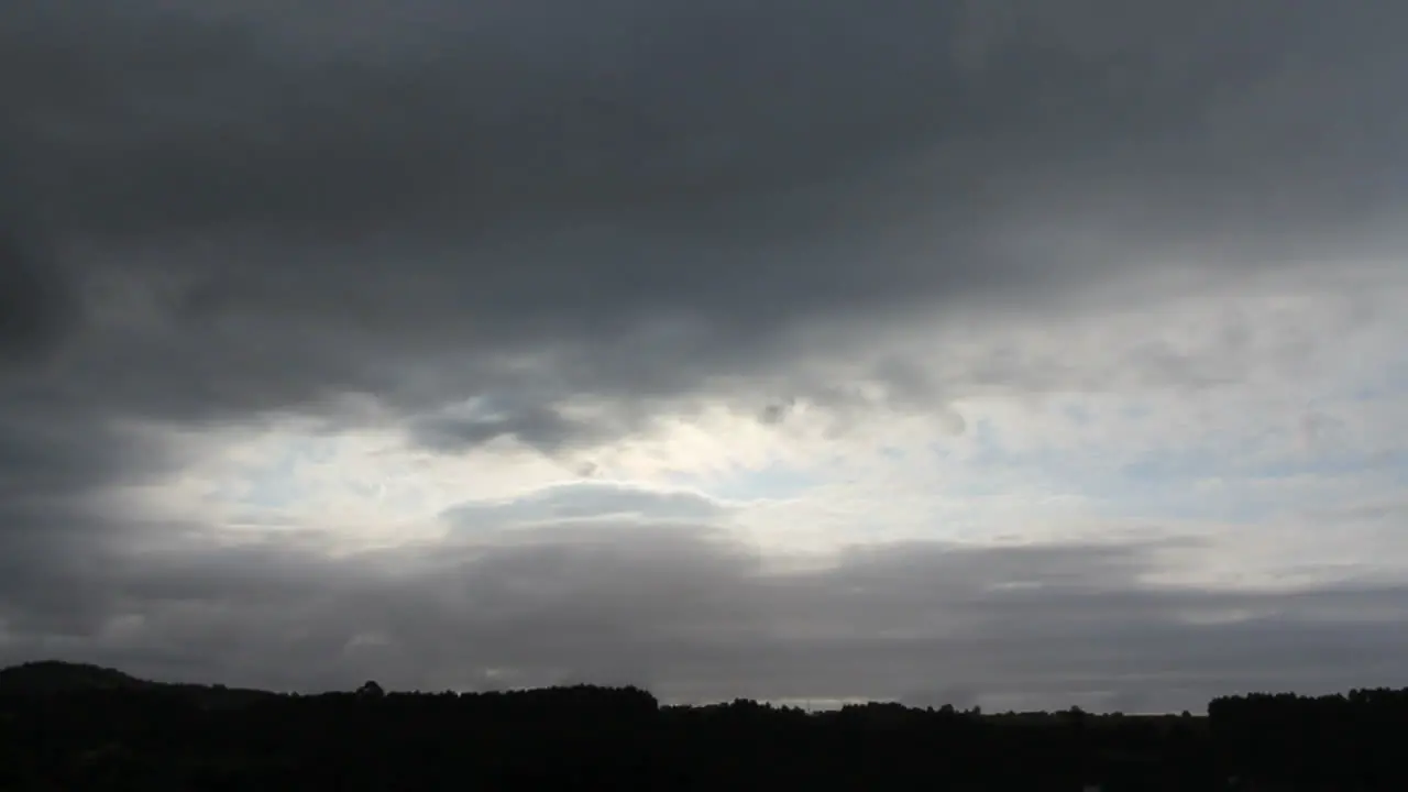 Dark clouds northern Spain