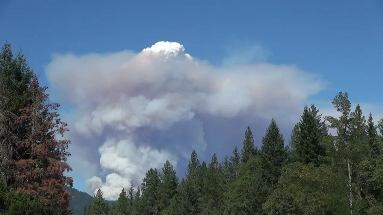 California Smoke Rising Time Lapse