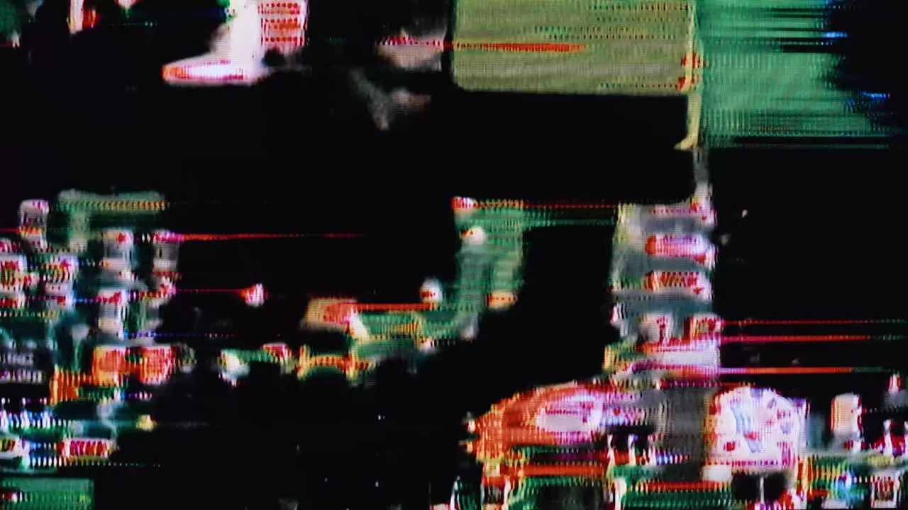 Circuit Board Glitch Abstract Static Noise Animation