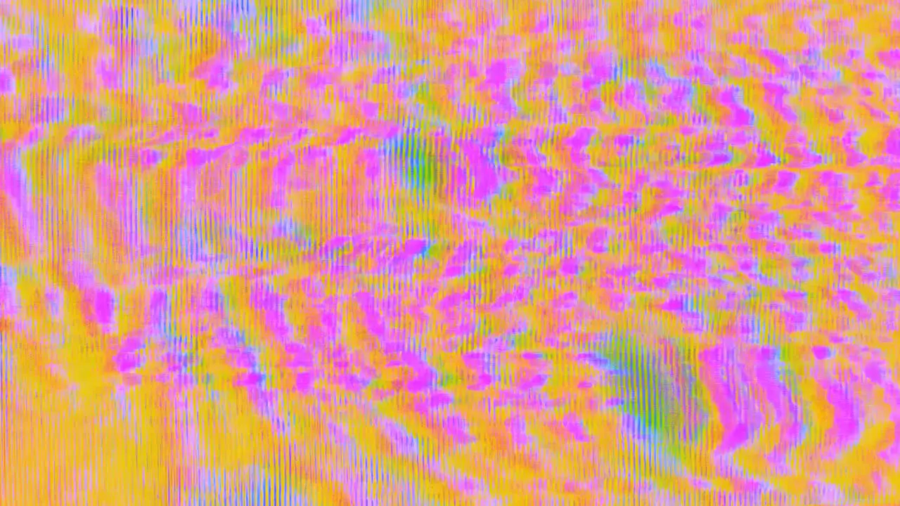 Psychedelic Glitch TV Static Noise Pattern Animation