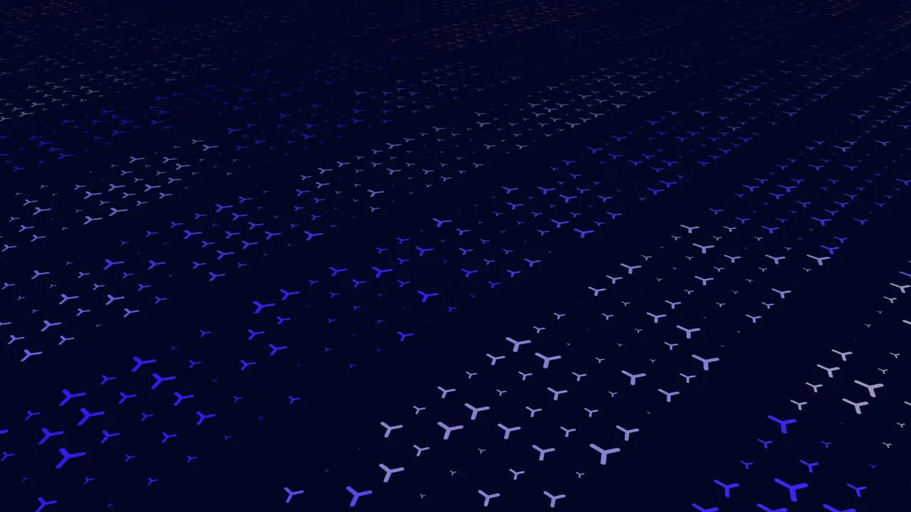 Night Sky Theme With Blue Stars And Alphanumeric Text