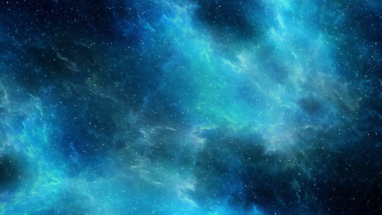 Blue Nebula CG Animation