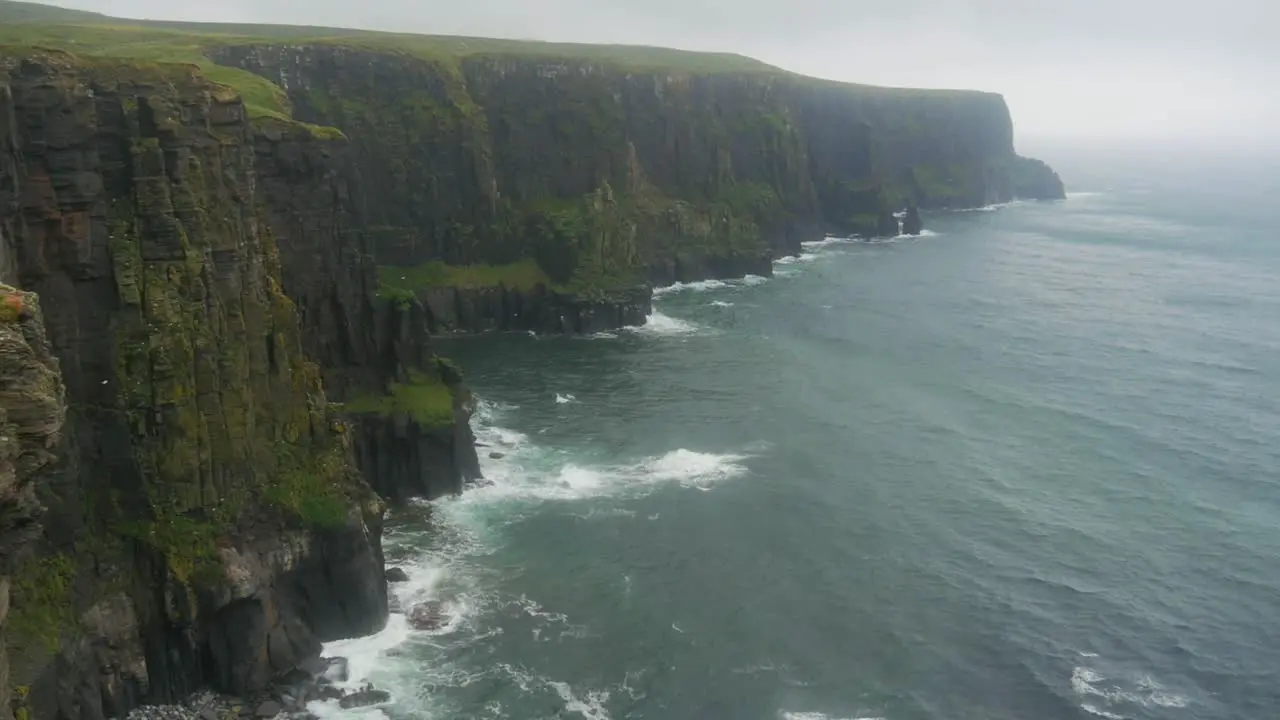 Breathtaking view of Cliffs of Moher in Ireland