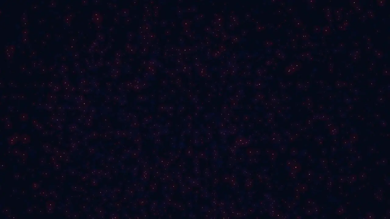 Futuristic neon blue lines and red points in dark space