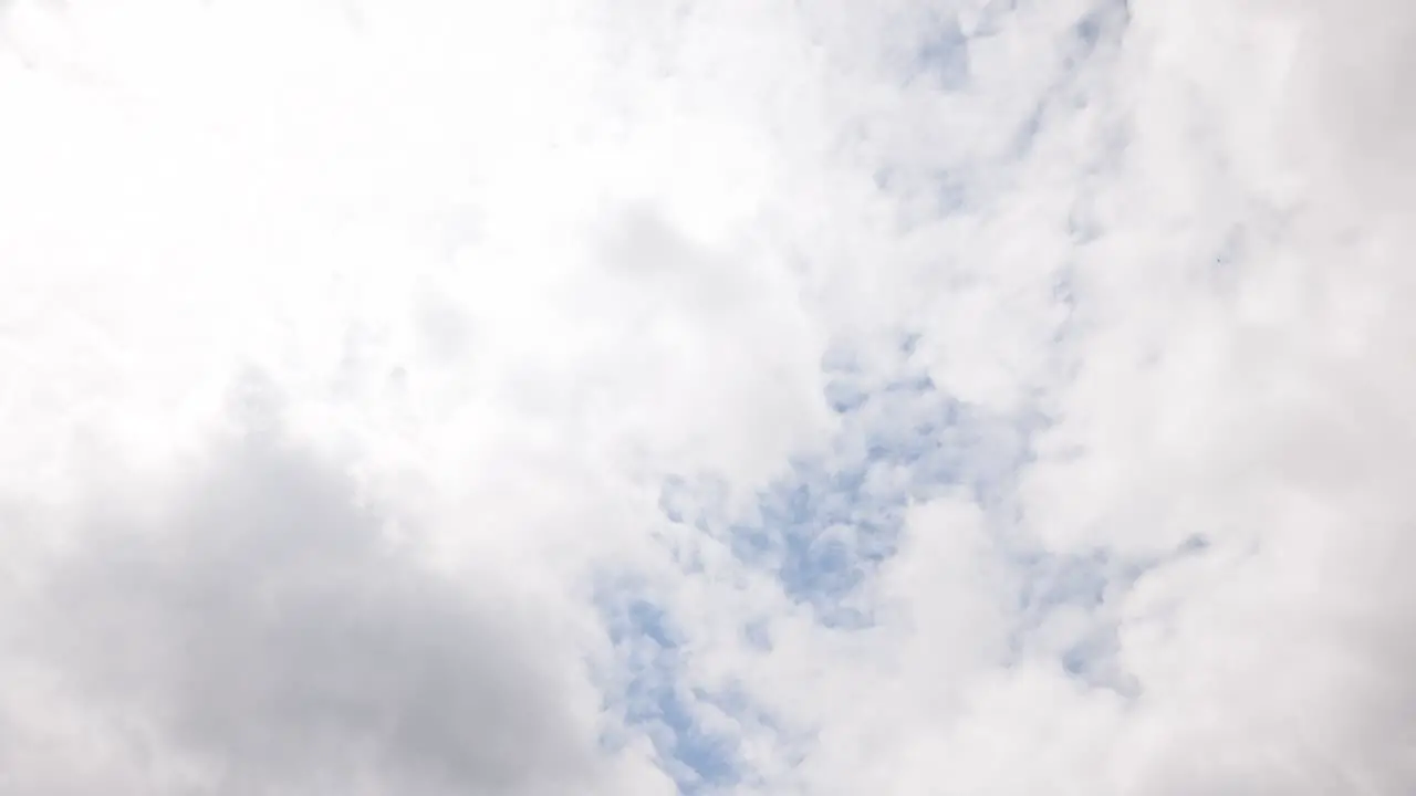 Timelapse of clouds as storm brews and dark clouds roll in