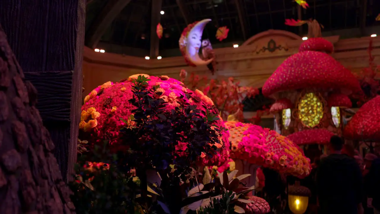 Fantastical floral display at the Bellagio Conservatory and botanical gardens Las Vegas