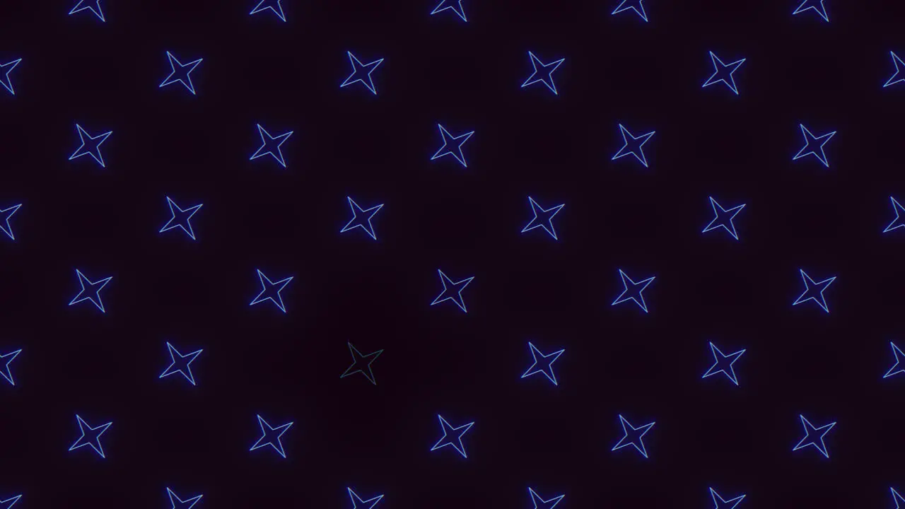 Stellar beauty the mesmerizing blue star pattern