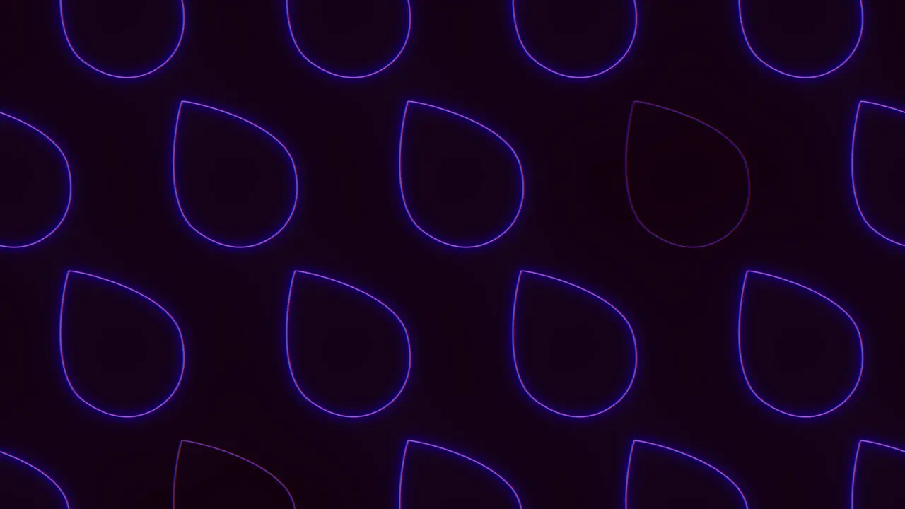 Glowing purple circle pattern on black background