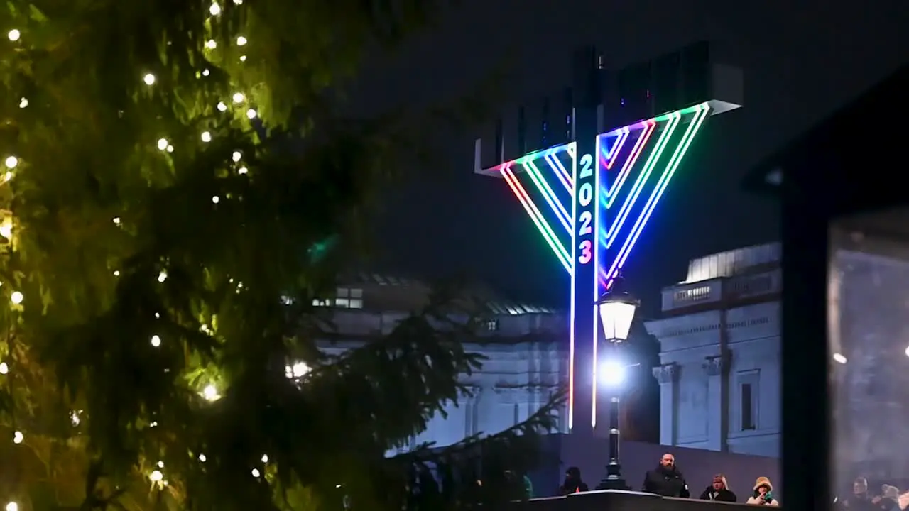 Holy Night within Trafalgar Square before 2023 London United Kingdom