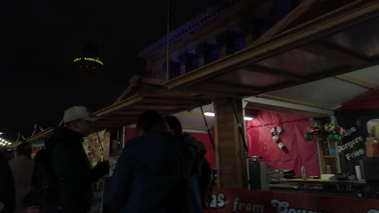 Liverpool Christmas market kiosk