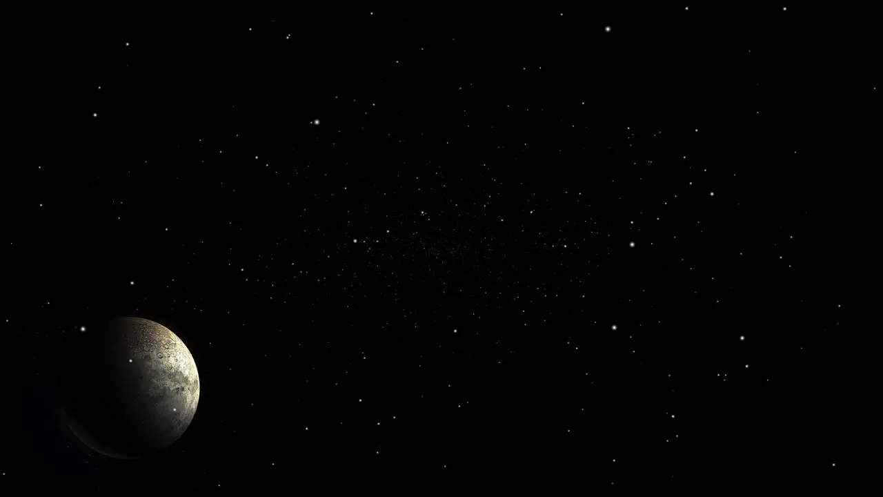 space background a mysterious planet in space