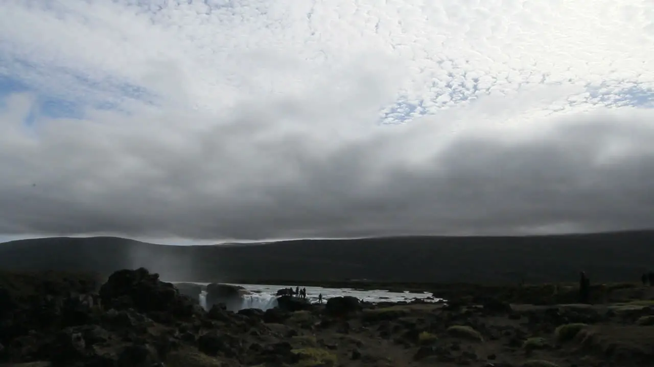 Iceland mid altitude clouds at Goddesfoss c5