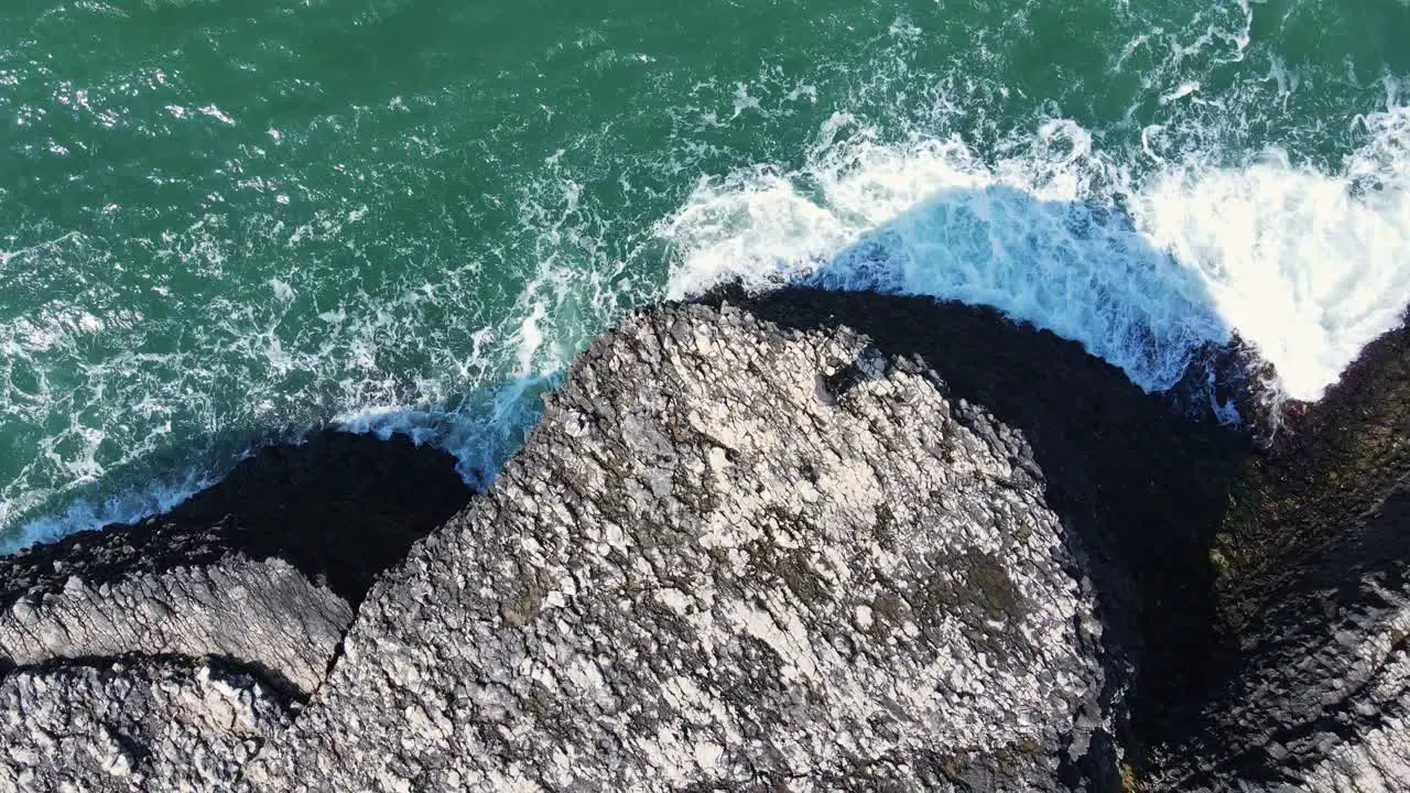 Man walking next to the cliff at Black Sea Region in Turkey