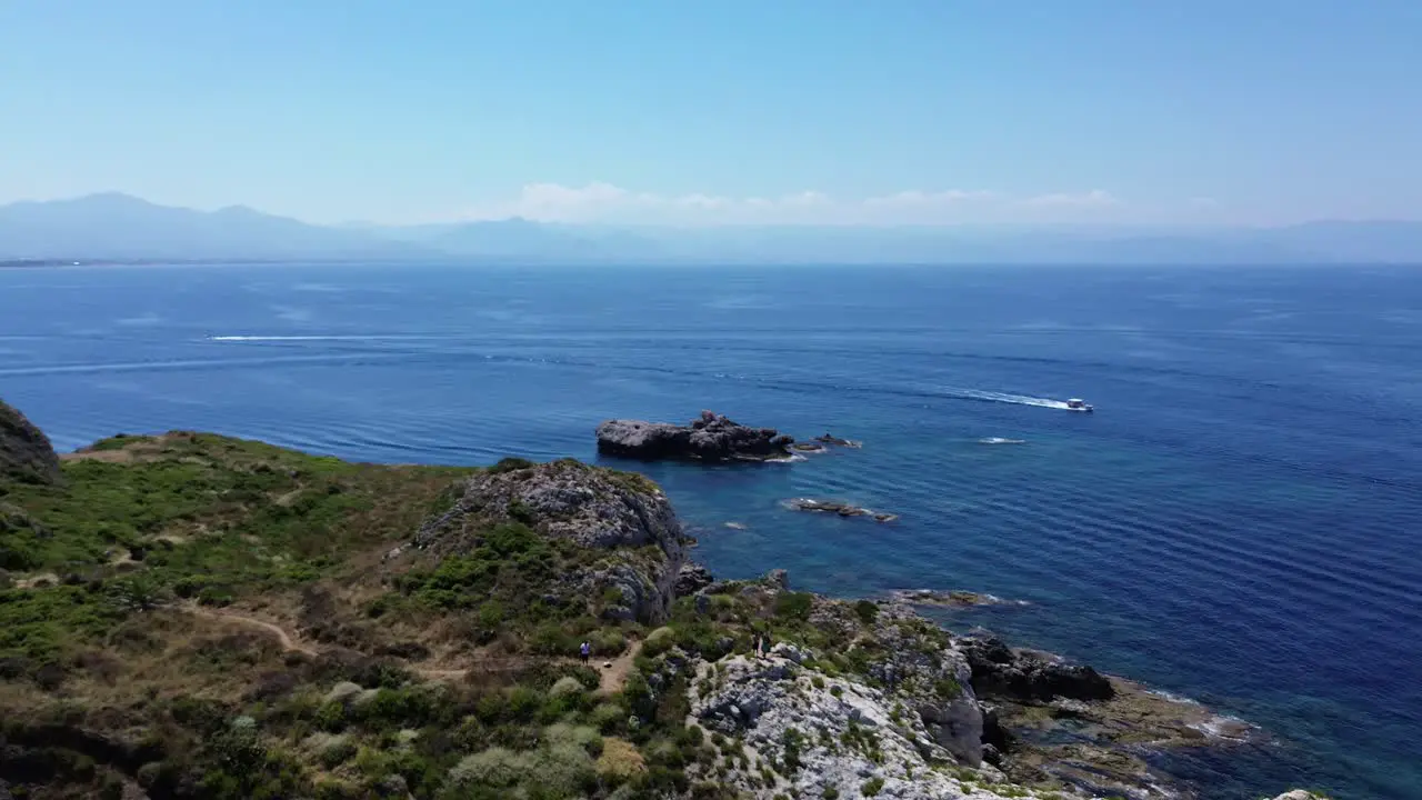 The infinity landscape of the italian oceans are beautiful