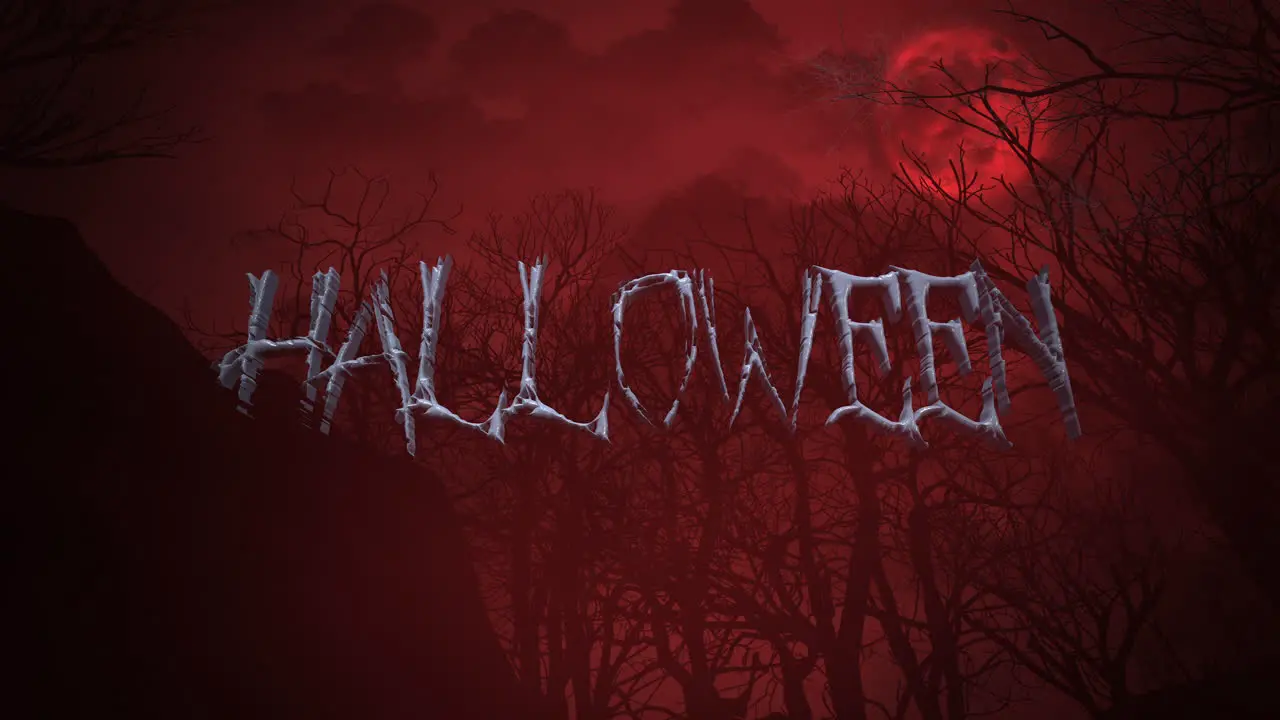 Haunting Allure Halloween Script Beneath the Blood-Red Moon