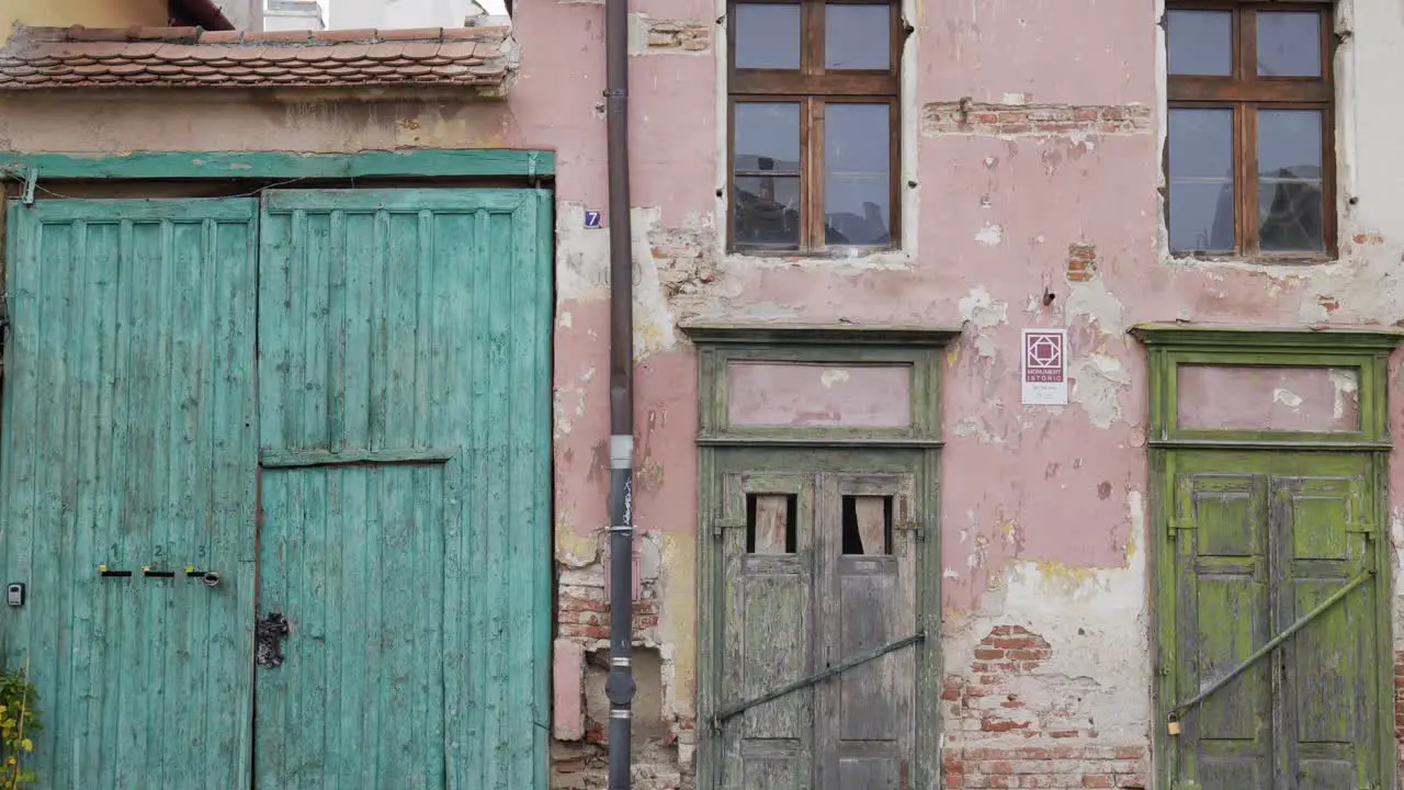 Old Gate And Building View