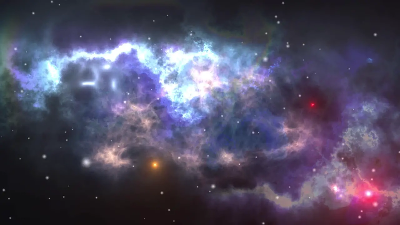 Nebula animation in space or univers