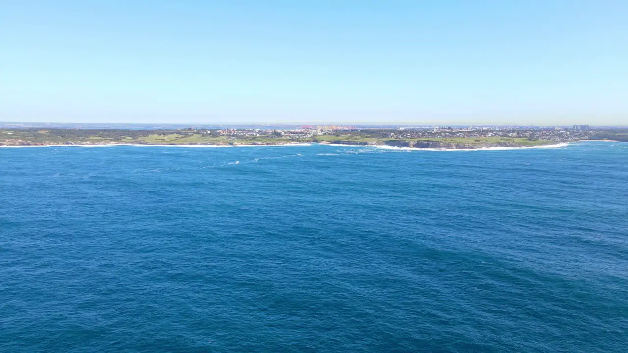 Panorama Of The Blue Sea And The Eastern Suburb Of Little Bay In The Australian City Of Sydney