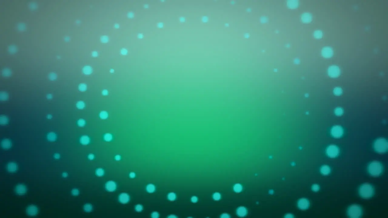 Motion green circles abstract background 5