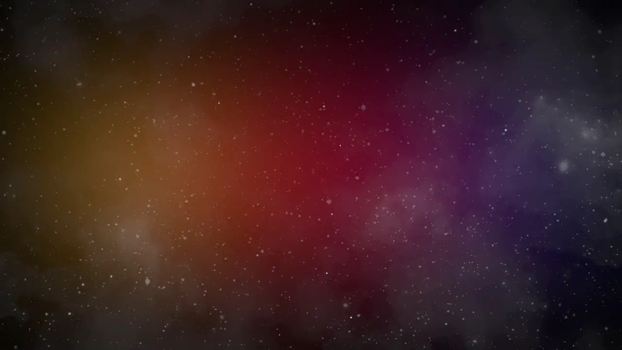 Motion particles and stars in galaxy with abstract background