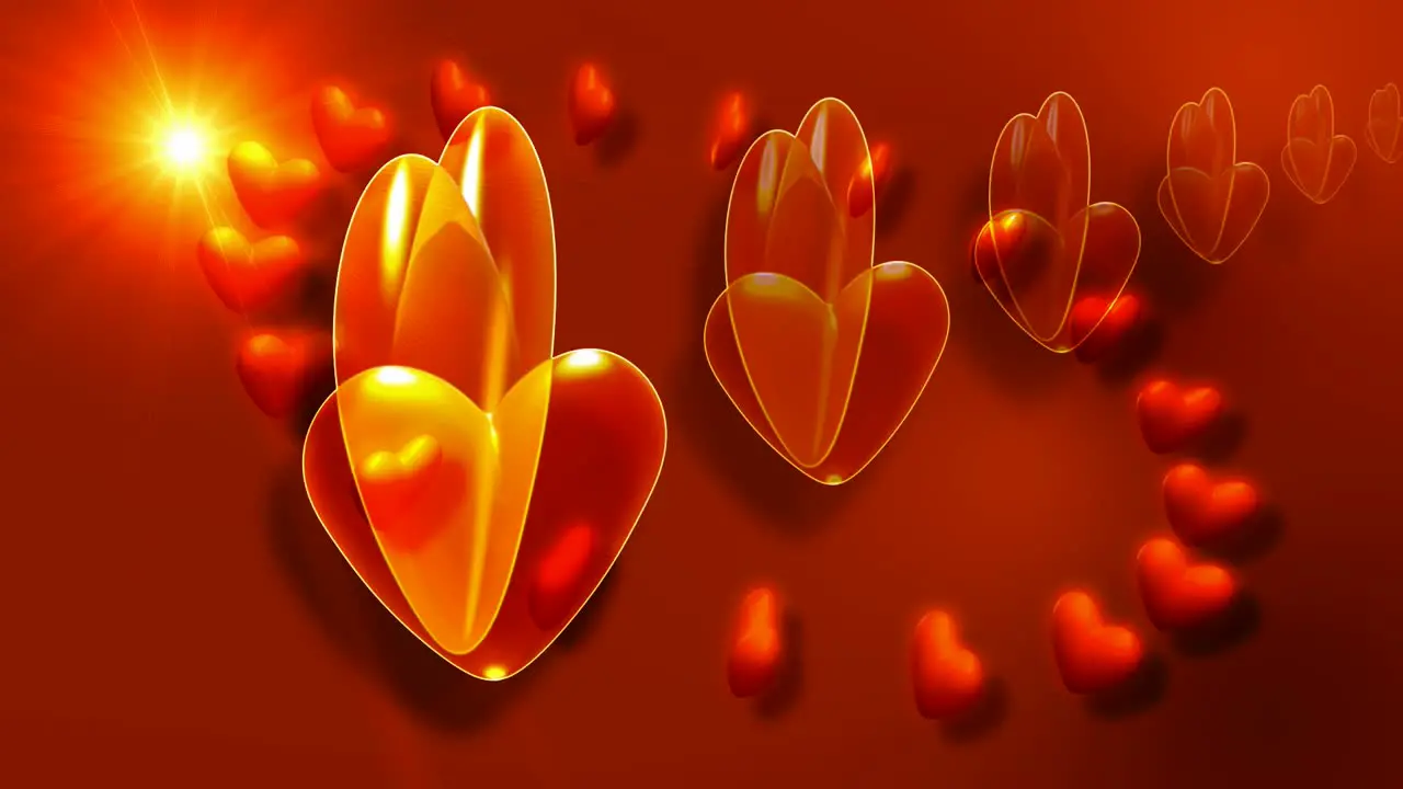 Heart Motion Background